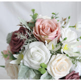 Maxbell Wedding Bride Bouquet Cascading Bouquet for Bride Ceremony Anniversary