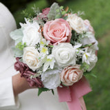 Maxbell Wedding Bride Bouquet Cascading Bouquet for Bride Ceremony Anniversary