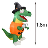 Maxbell Halloween Inflatable Pumpkin Dinosaur Lighted Inflatable for Decoration
