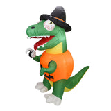 Maxbell Halloween Inflatable Pumpkin Dinosaur Lighted Inflatable for Decoration