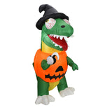 Maxbell Halloween Inflatable Pumpkin Dinosaur Lighted Inflatable for Decoration