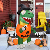 Maxbell Halloween Inflatable Pumpkin Dinosaur Lighted Inflatable for Decoration