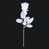 Maxbell Polyester Roses Halloween Table Centerpieces Party Decor all white