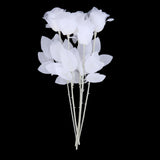 Maxbell Polyester Roses Halloween Table Centerpieces Party Decor all white