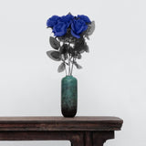 Maxbell Polyester Roses Halloween Table Centerpieces Party Decor blue