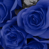 Maxbell Polyester Roses Halloween Table Centerpieces Party Decor blue