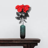 Maxbell Polyester Roses Halloween Table Centerpieces Party Decor red