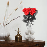 Maxbell Polyester Roses Halloween Table Centerpieces Party Decor red