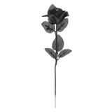 Maxbell Artificial Roses with Eyeballs Halloween Costume Party black