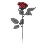 Maxbell Artificial Roses with Eyeballs Halloween Costume Party red