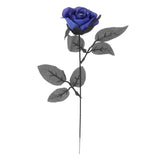 Maxbell Artificial Roses with Eyeballs Halloween Costume Party blue