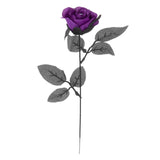 Maxbell Artificial Roses with Eyeballs Halloween Costume Party purple