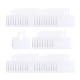 Maxbell 50Pcs Wedding Place Cards Mark Card Elegant for Restaurant Anniversary Decor White