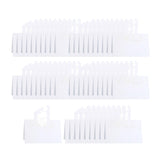 Maxbell 50Pcs Wedding Place Cards Mark Card Elegant for Restaurant Anniversary Decor White