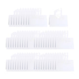 Maxbell 50Pcs Wedding Place Cards Mark Card Elegant for Restaurant Anniversary Decor White