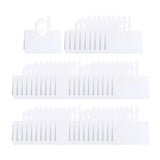 Maxbell 50Pcs Wedding Place Cards Mark Card Elegant for Restaurant Anniversary Decor White