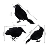 Maxbell 6x Simulation Halloween Crows Raven Prop for Party Event Halloween Supplies