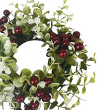 Maxbell Pillar Candle Rings Wreath Tabletop Centerpieces for Holiday Wedding Door