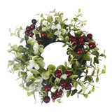 Maxbell Pillar Candle Rings Wreath Tabletop Centerpieces for Holiday Wedding Door
