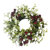 Maxbell Pillar Candle Rings Wreath Tabletop Centerpieces for Holiday Wedding Door