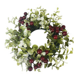 Maxbell Pillar Candle Rings Wreath Tabletop Centerpieces for Holiday Wedding Door