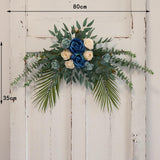 Maxbell Silk Floral Centerpiece Arrangement for Wedding Engagement Party Blue