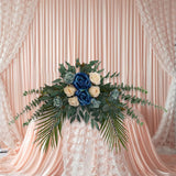 Maxbell Silk Floral Centerpiece Arrangement for Wedding Engagement Party Blue