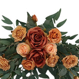 Maxbell Silk Floral Centerpiece Arrangement for Wedding Engagement Party Champagne