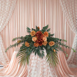 Maxbell Silk Floral Centerpiece Arrangement for Wedding Engagement Party Champagne