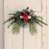 Maxbell Silk Floral Centerpiece Arrangement for Wedding Engagement Party Red