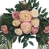 Maxbell Silk Floral Centerpiece Arrangement for Wedding Engagement Party Light Pink