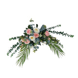 Maxbell Faux Floral Decoration for Photographic Props Engagement Ceremony Pink