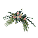 Maxbell Faux Floral Decoration for Photographic Props Engagement Ceremony Pink