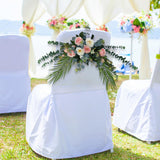 Maxbell Faux Floral Decoration for Photographic Props Engagement Ceremony Pink