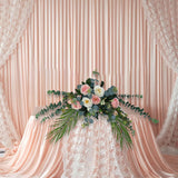 Maxbell Faux Floral Decoration for Photographic Props Engagement Ceremony Pink