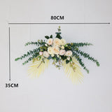 Maxbell Faux Floral Decoration for Photographic Props Engagement Ceremony Yellow