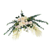 Maxbell Faux Floral Decoration for Photographic Props Engagement Ceremony Yellow