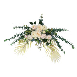 Maxbell Faux Floral Decoration for Photographic Props Engagement Ceremony Yellow