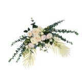 Maxbell Faux Floral Decoration for Photographic Props Engagement Ceremony Yellow