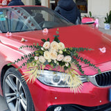 Maxbell Faux Floral Decoration for Photographic Props Engagement Ceremony Yellow