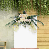 Maxbell Faux Floral Decoration for Photographic Props Engagement Ceremony Yellow