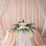 Maxbell Faux Floral Decoration for Photographic Props Engagement Ceremony Yellow