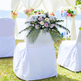 Maxbell Faux Floral Decoration for Photographic Props Engagement Ceremony Purple