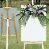 Maxbell Faux Floral Decoration for Photographic Props Engagement Ceremony Purple