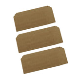 Maxbell 100x Heart Hollow Labels Rectangle Tear Resistant Practical for party Brown