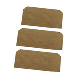 Maxbell 100x Heart Hollow Labels Rectangle Tear Resistant Practical for party Brown