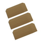 Maxbell 100x Heart Hollow Labels Rectangle Tear Resistant Practical for party Brown