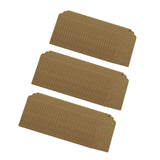 Maxbell 100x Heart Hollow Labels Rectangle Tear Resistant Practical for party Brown