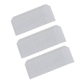 Maxbell 100x Heart Hollow Labels Rectangle Tear Resistant Practical for party White