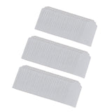 Maxbell 100x Heart Hollow Labels Rectangle Tear Resistant Practical for party White